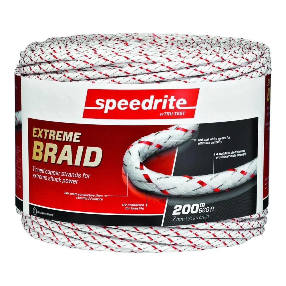 Brand new โ๏ธ 1/4 in. Extreme Braid Polyrope by Speedrite ๐ 3 Brand new โ๏ธ 1/4 in. Extreme Braid Polyrope by Speedrite ๐