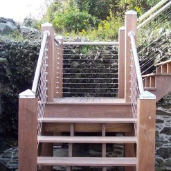 Cheapest ✨ 4 in. x 4 in. Stainless Steel Pyramid Slip Over Fence Post Cap (for Rough Cut Post) by Protectyte ⭐ -Cheap Fence Gates Plus Store stainless steel protectyte deck post caps hds418py 31 1000