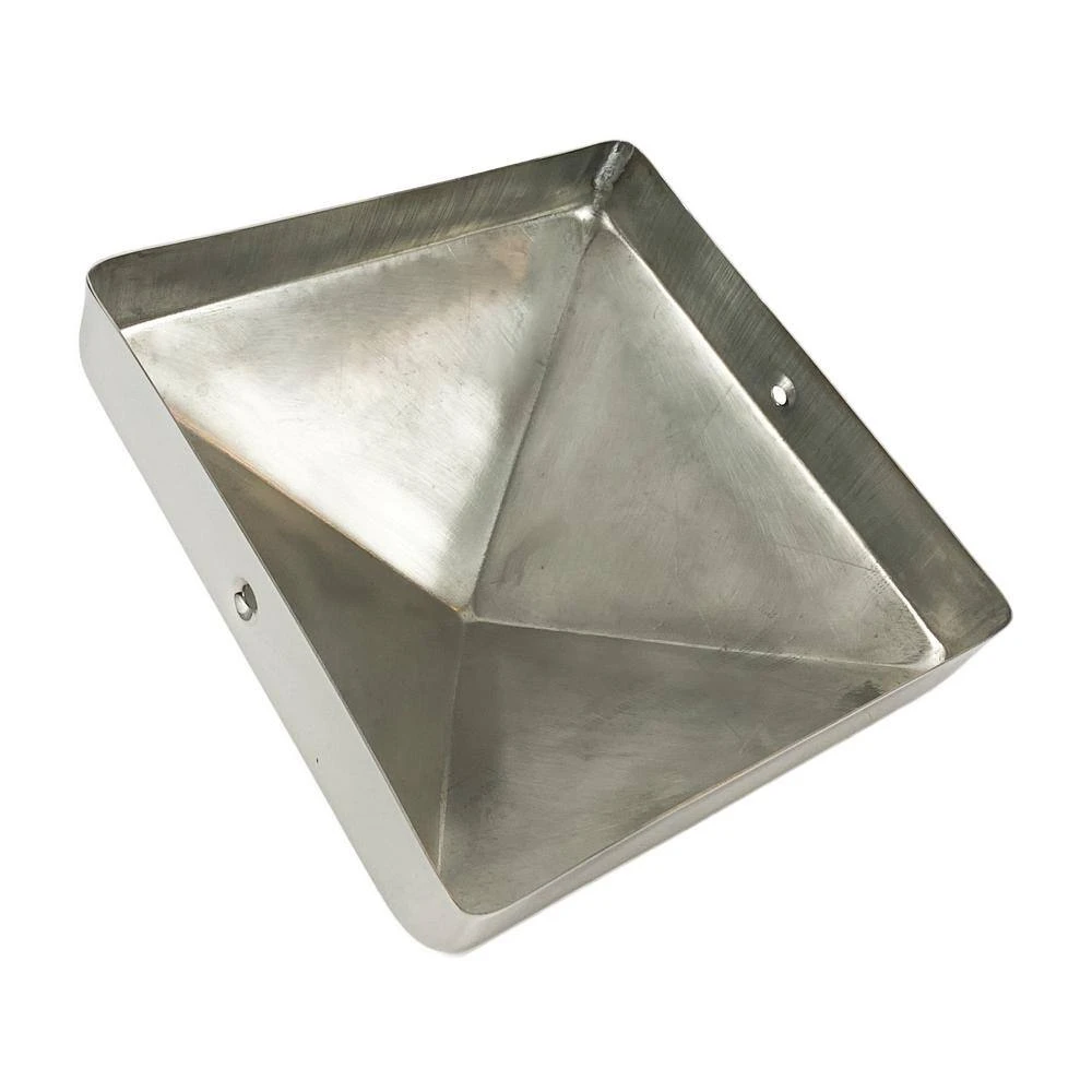 New ✔️ 6 in. x 6 in. Stainless Steel Pyramid Slip Over Fence Post Cap by Protectyte 🧨 5 New ✔️ 6 in. x 6 in. Stainless Steel Pyramid Slip Over Fence Post Cap by Protectyte 🧨 - Image 3