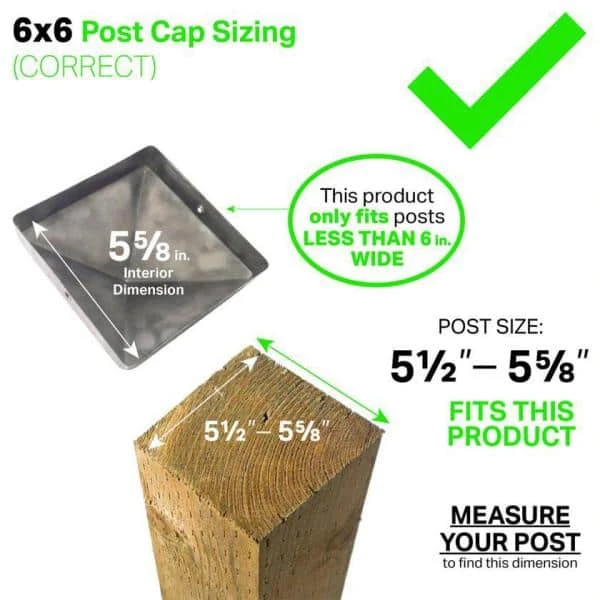 New ✔️ 6 in. x 6 in. Stainless Steel Pyramid Slip Over Fence Post Cap by Protectyte 🧨 7 New ✔️ 6 in. x 6 in. Stainless Steel Pyramid Slip Over Fence Post Cap by Protectyte 🧨 - Image 5