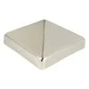New ✔️ 6 in. x 6 in. Stainless Steel Pyramid Slip Over Fence Post Cap by Protectyte 🧨 -Cheap Fence Gates Plus Store stainless steel protectyte deck post caps hds534py 64 1000