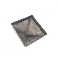 Budget ✨ 8 in. x 8 in. Stainless Steel Pyramid Slip Over Fence Post Cap by Protectyte 👍 -Cheap Fence Gates Plus Store stainless steel protectyte deck post caps hds758py 1d 1000