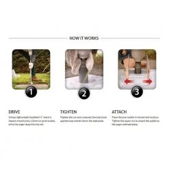 Wholesale ✨ 6 in. x 6 in. to 36 in. Steel Deck Foot Anchor by Unbranded 👏 -Cheap Fence Gates Plus Store stair hardware tidf662900 4f 1000