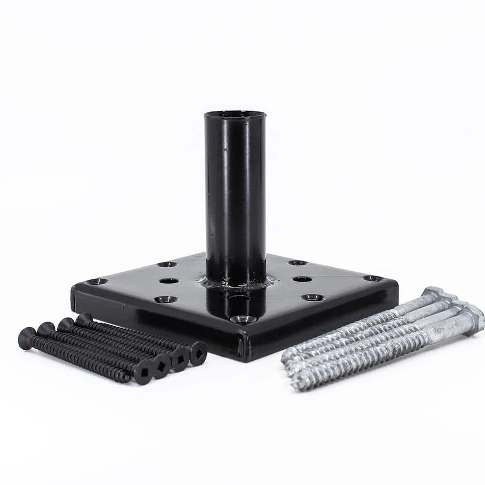 Best deal ❤️ 4 in. x 4 in. Steel Post Anchor for Wood by Unbranded 🔥 3 Best deal ❤️ 4 in. x 4 in. Steel Post Anchor for Wood by Unbranded 🔥