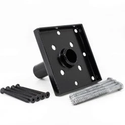 Best deal ❤️ 4 in. x 4 in. Steel Post Anchor for Wood by Unbranded 🔥 7 Best deal ❤️ 4 in. x 4 in. Steel Post Anchor for Wood by Unbranded 🔥 -Cheap Fence Gates Plus Store stair hardware tipr4412 fa 1000