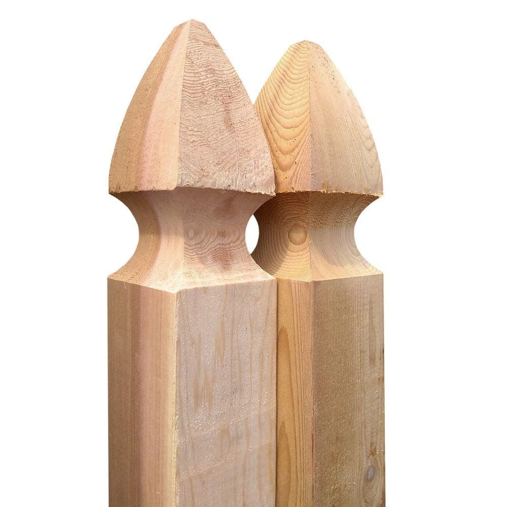 Best Pirce ๐ 4 in. x 4 in. x 5 ft. Western Red Cedar French Gothic Fence Post (2-Pack) by Outdoor Essentials ๐ฅ 3 Best Pirce ๐ 4 in. x 4 in. x 5 ft. Western Red Cedar French Gothic Fence Post (2-Pack) by Outdoor Essentials ๐ฅ