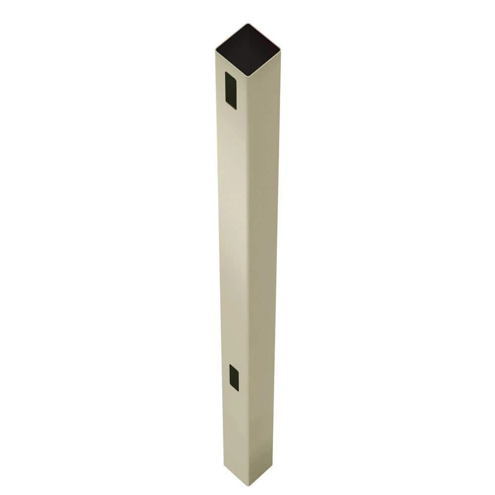 Wholesale 😀 Pro Series 5 in. x 5 in. x 8 ft. Tan Vinyl Woodbridge Routed End Fence Post by Veranda ✔️ 5 Wholesale 😀 Pro Series 5 in. x 5 in. x 8 ft. Tan Vinyl Woodbridge Routed End Fence Post by Veranda ✔️ - Image 3