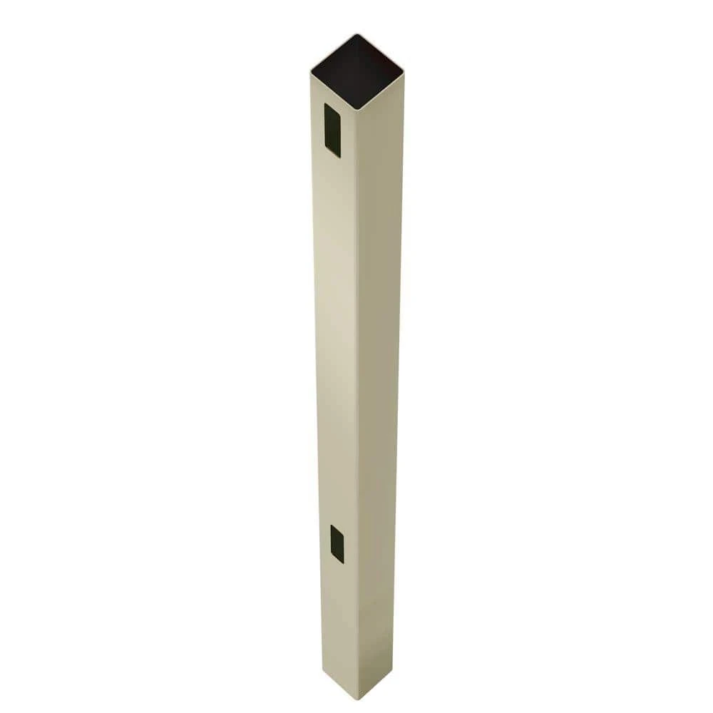 Wholesale 😀 Pro Series 5 in. x 5 in. x 8 ft. Tan Vinyl Woodbridge Routed End Fence Post by Veranda ✔️ 3 Wholesale 😀 Pro Series 5 in. x 5 in. x 8 ft. Tan Vinyl Woodbridge Routed End Fence Post by Veranda ✔️