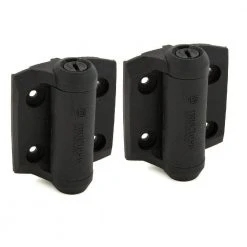 Cheapest 🌟 D&D 2-7/8 in. x 3-3/4 in. Black Self-Closing Metal Gate Hinge (2-Pack) by Tru-Close 💯