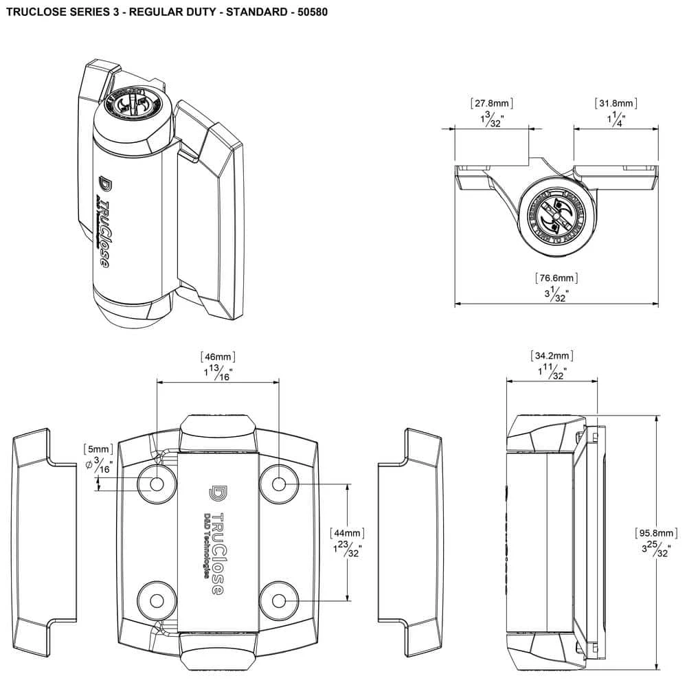 Cheapest ๐ D&D 2-7/8 in. x 3-3/4 in. Black Self-Closing Metal Gate Hinge (2-Pack) by Tru-Close ๐ฏ 10 Cheapest ๐ D&D 2-7/8 in. x 3-3/4 in. Black Self-Closing Metal Gate Hinge (2-Pack) by Tru-Close ๐ฏ - Image 8