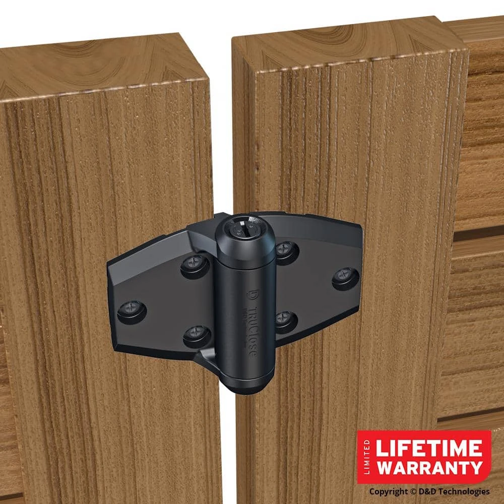 Best deal โ D&D 5-1/8 in. x 3-3/4 in. Black Self-Closing Vinyl and Wood Gate Hinge (2-Piece) by Tru-Close ๐ฅฐ 5 Best deal โ D&D 5-1/8 in. x 3-3/4 in. Black Self-Closing Vinyl and Wood Gate Hinge (2-Piece) by Tru-Close ๐ฅฐ - Image 3