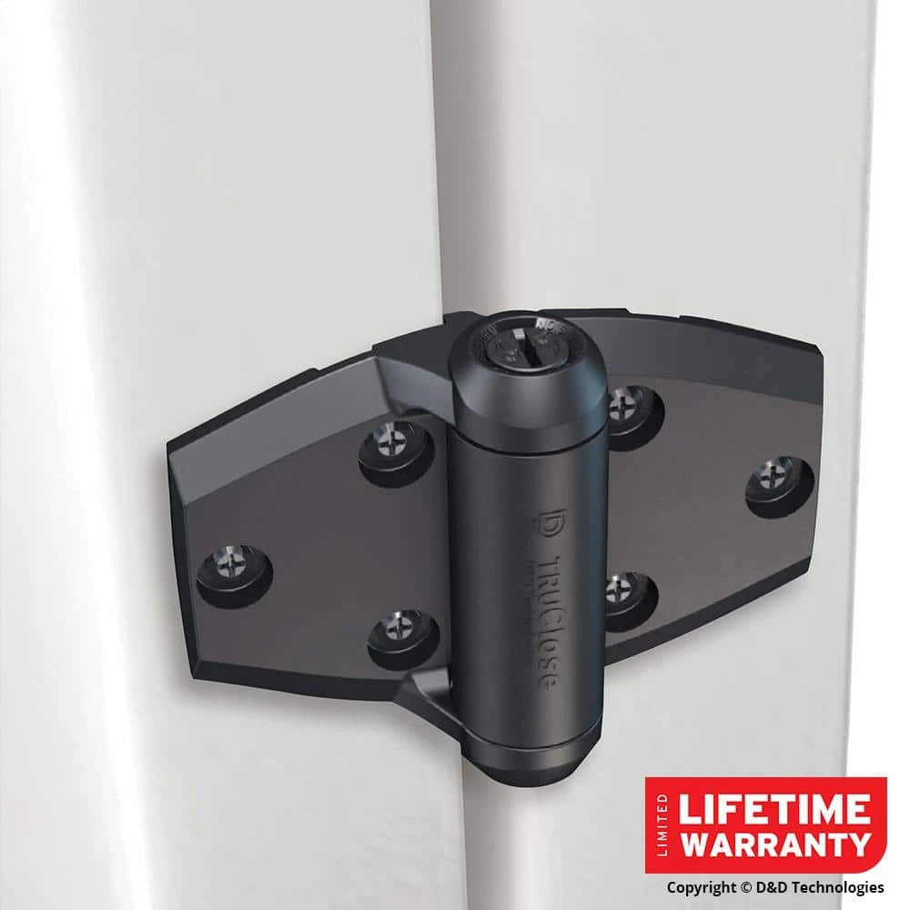 Best deal โ D&D 5-1/8 in. x 3-3/4 in. Black Self-Closing Vinyl and Wood Gate Hinge (2-Piece) by Tru-Close ๐ฅฐ 4 Best deal โ D&D 5-1/8 in. x 3-3/4 in. Black Self-Closing Vinyl and Wood Gate Hinge (2-Piece) by Tru-Close ๐ฅฐ - Image 2