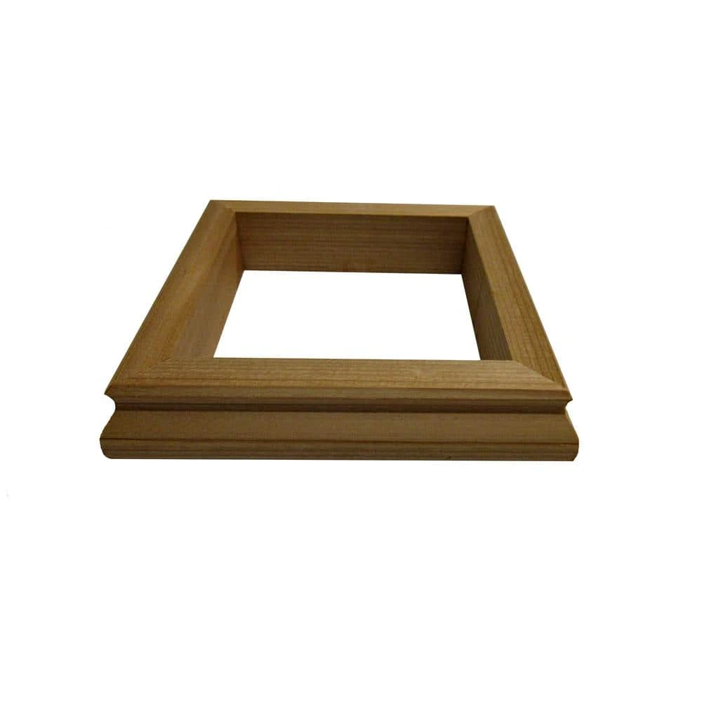 Top 10 🛒 4 in. x 4 in. x 1 in. Tall Cedar Post Base Trim by Unbranded ⭐ 5 Top 10 🛒 4 in. x 4 in. x 1 in. Tall Cedar Post Base Trim by Unbranded ⭐ - Image 3