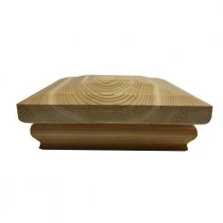 Wholesale ๐ 4 in. x 4 in. Step-In Flat Top Cedar Post Cap by Unbranded ๐ 24 Wholesale ๐ 4 in. x 4 in. Step-In Flat Top Cedar Post Cap by Unbranded ๐ -Cheap Fence Gates Plus Store unfinished cedar deck post caps step in flat top 1f 1000