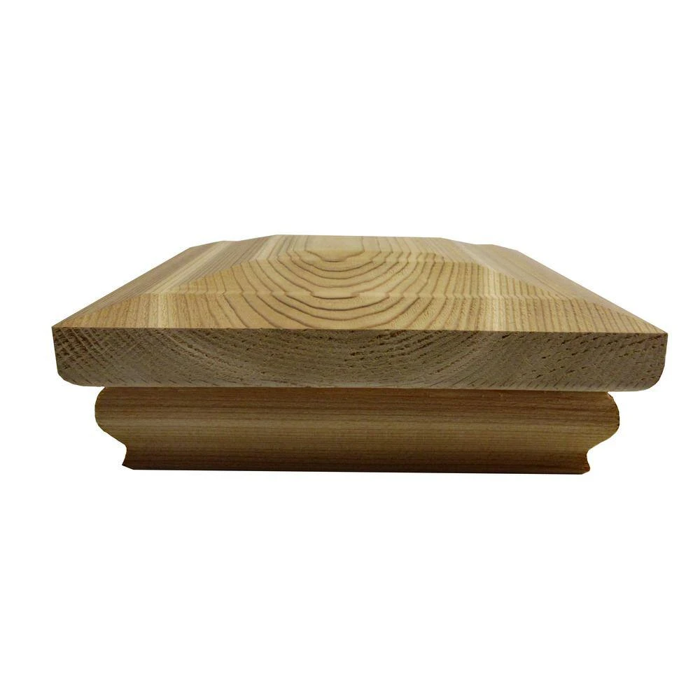 Wholesale ๐ 4 in. x 4 in. Step-In Flat Top Cedar Post Cap by Unbranded ๐ 12 Wholesale ๐ 4 in. x 4 in. Step-In Flat Top Cedar Post Cap by Unbranded ๐ - Image 10