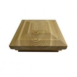 Wholesale ๐ 4 in. x 4 in. Step-In Flat Top Cedar Post Cap by Unbranded ๐ 23 Wholesale ๐ 4 in. x 4 in. Step-In Flat Top Cedar Post Cap by Unbranded ๐ -Cheap Fence Gates Plus Store unfinished cedar deck post caps step in flat top 4f 1000