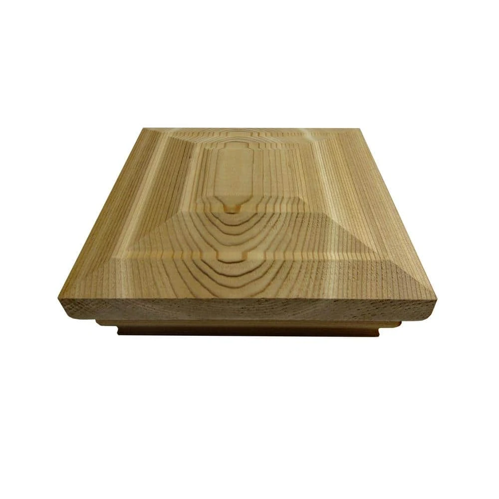 Wholesale ๐ 4 in. x 4 in. Step-In Flat Top Cedar Post Cap by Unbranded ๐ 11 Wholesale ๐ 4 in. x 4 in. Step-In Flat Top Cedar Post Cap by Unbranded ๐ - Image 9