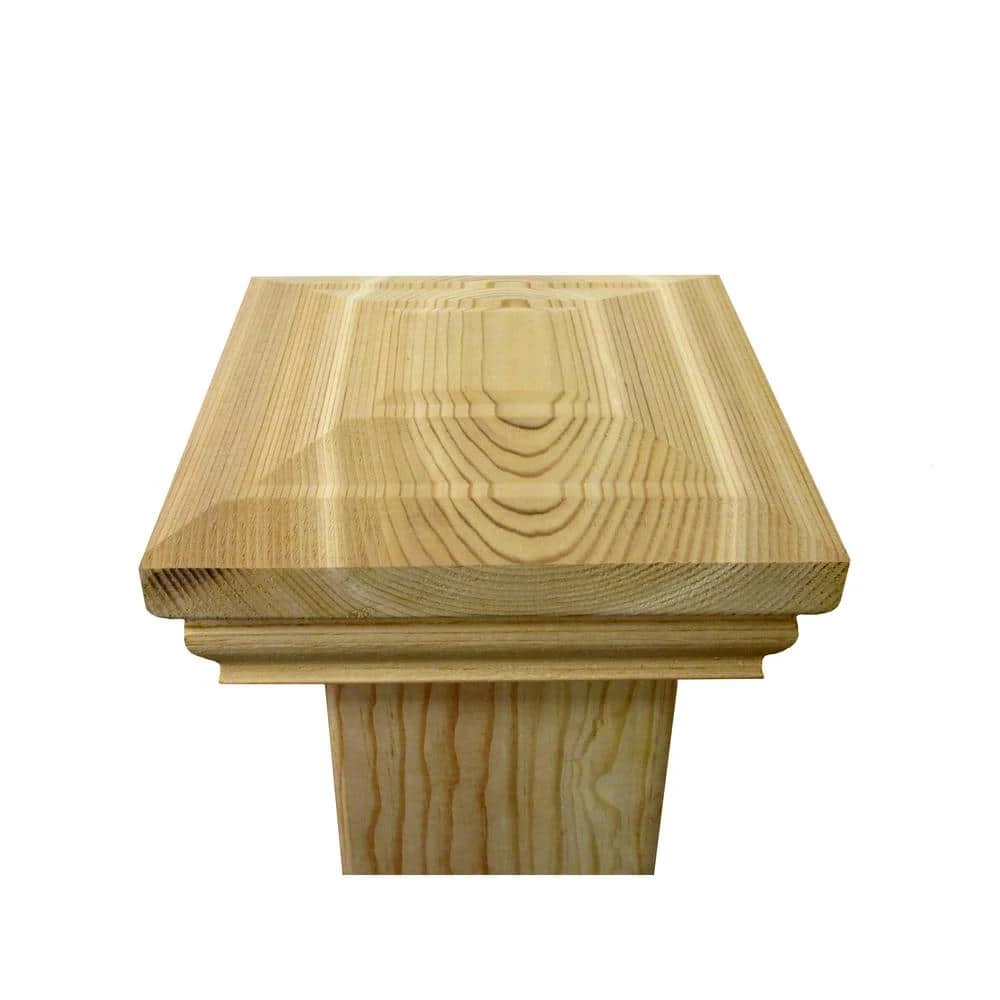 Wholesale ๐ 4 in. x 4 in. Step-In Flat Top Cedar Post Cap by Unbranded ๐ 14 Wholesale ๐ 4 in. x 4 in. Step-In Flat Top Cedar Post Cap by Unbranded ๐ - Image 12