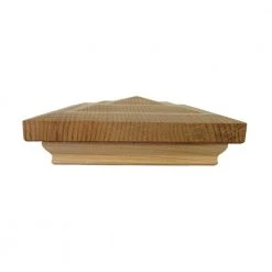 Best deal π 4 in. x 4 in. Step-In Pyramid Cedar Post Cap by Unbranded π 11 Best deal π 4 in. x 4 in. Step-In Pyramid Cedar Post Cap by Unbranded π -Cheap Fence Gates Plus Store unfinished cedar deck post caps step in pyramid 1f 1000
