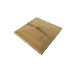 Best deal 🎁 4 in. x 4 in. Step-In Pyramid Cedar Post Cap by Unbranded 😀