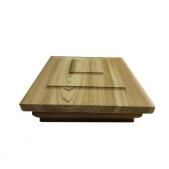 Cheapest ๐ 4 in. x 4 in. Step-Out Flat Top Cedar Post Cap by Unbranded โจ 19 Cheapest ๐ 4 in. x 4 in. Step-Out Flat Top Cedar Post Cap by Unbranded โจ -Cheap Fence Gates Plus Store unfinished cedar deck post caps step out flat top 4f 1000