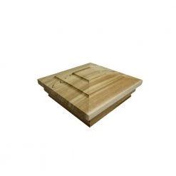 Cheapest 🌟 4 in. x 4 in. Step-Out Flat Top Cedar Post Cap by Unbranded ✨