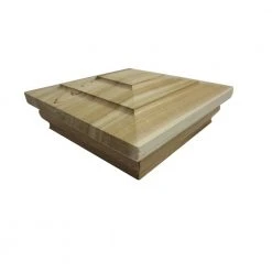 Cheapest ๐ 4 in. x 4 in. Step-Out Flat Top Cedar Post Cap by Unbranded โจ 18 Cheapest ๐ 4 in. x 4 in. Step-Out Flat Top Cedar Post Cap by Unbranded โจ -Cheap Fence Gates Plus Store unfinished cedar deck post caps step out flat top c3 1000