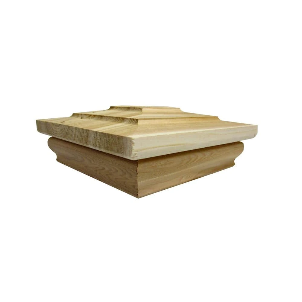 Cheapest ๐ 4 in. x 4 in. Step-Out Flat Top Cedar Post Cap by Unbranded โจ 4 Cheapest ๐ 4 in. x 4 in. Step-Out Flat Top Cedar Post Cap by Unbranded โจ - Image 2