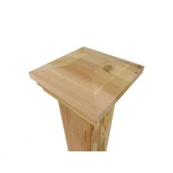 Cheapest ๐ 4 in. x 4 in. Step-Out Flat Top Cedar Post Cap by Unbranded โจ 22 Cheapest ๐ 4 in. x 4 in. Step-Out Flat Top Cedar Post Cap by Unbranded โจ -Cheap Fence Gates Plus Store unfinished cedar deck post caps step out flat top fa 1000