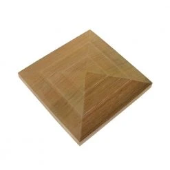 Wholesale 🎁 4 in. x 4 in. Step-Out Pyramid Cedar Post Cap by Unbranded 🎁 -Cheap Fence Gates Plus Store unfinished cedar deck post caps step out pyramid c3 1000
