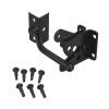 Promo 🛒 Black Steel Gravity Latch Kit by US Door & Fence ⭐ 2 Promo 🛒 Black Steel Gravity Latch Kit by US Door & Fence ⭐ -Cheap Fence Gates Plus Store us door fence fence gate latches slide bolts glkus 64 1000