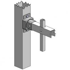 Discount ❤️ White Steel Deluxe Fence Gate Hardware Kit by US Door & Fence ⭐ -Cheap Fence Gates Plus Store us door fence gate opener accessories ghkdwus 1f 1000