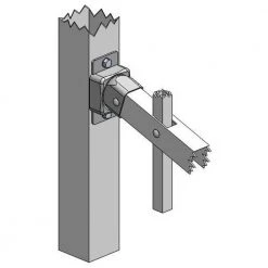 Discount ❤️ White Steel Deluxe Fence Gate Hardware Kit by US Door & Fence ⭐ -Cheap Fence Gates Plus Store us door fence gate opener accessories ghkdwus 44 1000