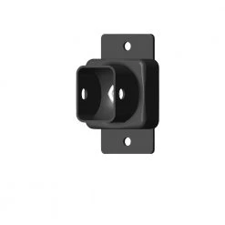 Promo 🎁 Pro Series 1.75 in. x 3.25 in. Black Powder-Coated Steel Fence Swivel Mounting Bracket (2-Pack) by US Door & Fence 🔥