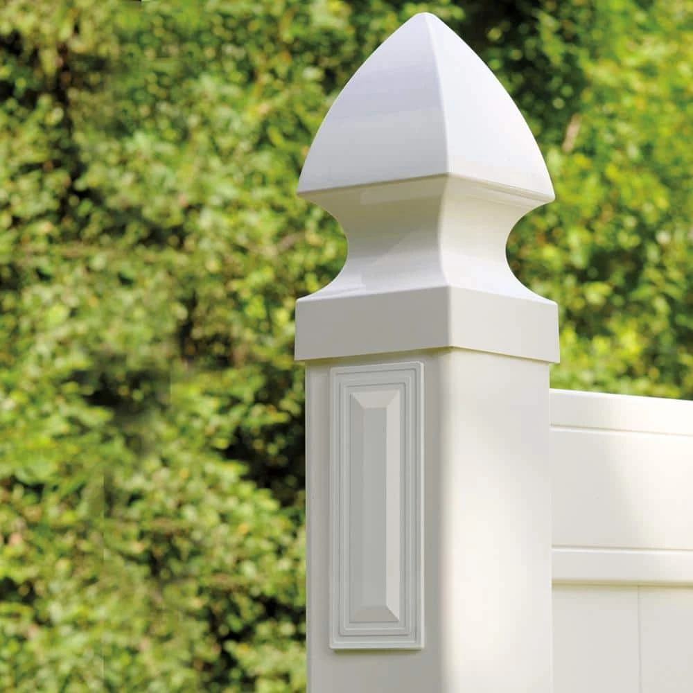 Best Pirce ⭐ Vinyl Decorative Fence Post Hole Covers by Veranda ⭐ 4 Best Pirce ⭐ Vinyl Decorative Fence Post Hole Covers by Veranda ⭐ - Image 2