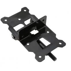 Flash Sale 🥰 Black Steel Corner Hinge by Veranda ⭐ -Cheap Fence Gates Plus Store veranda gate opener accessories 125498 a0 1000