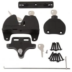 Cheapest 👏 Black Lokk Latch with External Access Kit by Veranda ⭐ -Cheap Fence Gates Plus Store veranda gate opener accessories 125952 40 1000