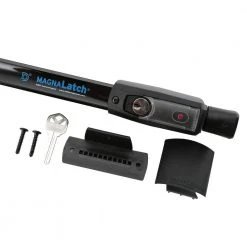 Best Pirce 🔔 Black Vinyl Fence Magna Latch by Veranda ⌛ -Cheap Fence Gates Plus Store veranda gate opener accessories 125956 40 1000