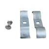 Discount ⌛ Connectors for Galvanized Construction Barrier Systems 5-1/4 in. x 1-1/8 in. by Vestil 🥰 -Cheap Fence Gates Plus Store vestil fence hardware hrail con 64 1000