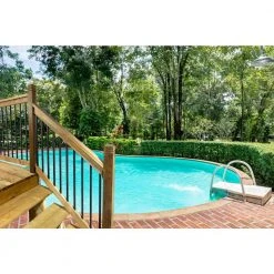 Coupon 💯 3-1/8 in. x 3-1/8 in. x 54 in. Brown Treated Deck Railing Post by Vista Railing Systems Inc ✔️ -Cheap Fence Gates Plus Store vista railing systems inc wood deck posts bt9106054u 4f 1000