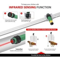 Hot Sale ๐ 12-Volt DC Timer Controlled Chicken Coop Door Opener Kit with Remote Control and Infrared Sensor by VIVOHOME โค๏ธ 12 Hot Sale ๐ 12-Volt DC Timer Controlled Chicken Coop Door Opener Kit with Remote Control and Infrared Sensor by VIVOHOME โค๏ธ -Cheap Fence Gates Plus Store vivohome accessories x002eewph7 1f 1000