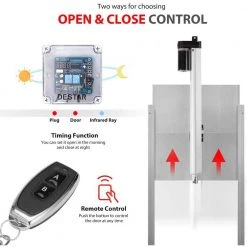 Hot Sale ๐ 12-Volt DC Timer Controlled Chicken Coop Door Opener Kit with Remote Control and Infrared Sensor by VIVOHOME โค๏ธ 13 Hot Sale ๐ 12-Volt DC Timer Controlled Chicken Coop Door Opener Kit with Remote Control and Infrared Sensor by VIVOHOME โค๏ธ -Cheap Fence Gates Plus Store vivohome accessories x002eewph7 44 1000