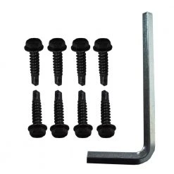 Best Sale 🔔 Black Nylon Polymer Self-Closing Adjustable Gate Hinges (2-Pack) by Weatherables ⭐ -Cheap Fence Gates Plus Store weatherables gate opener accessories wbga hingealumnl nw 4f 1000