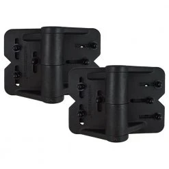 Budget 🤩 Black Heavy Duty Nylon Polymer Self-Closing Multi-Adjustable Gate Hinges (2-Pack) by Weatherables 🥰