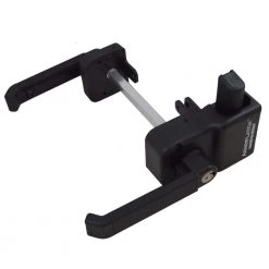 New 🔥 Armor Latch Black Nylon Polymer Key-Lockable Gate Latch by Weatherables ⭐