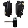 Outlet ❤️ Keystone Black Zinc Diecast Metal 2-Sided Key-Lockable Gate Latch by Weatherables 🤩 -Cheap Fence Gates Plus Store weatherables gate opener accessories wbga latchkeymet nw 64 1000