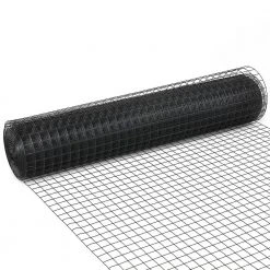 Top 10 🌟 4 ft. x 50 ft. 16 Gauge Black Vinyl 🌟 Coated Welded Wire Mesh 1.5in by ANGELES HOME ✔️