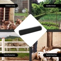 Top 10 🌟 4 ft. x 50 ft. 16 Gauge Black Vinyl 🌟 Coated Welded Wire Mesh 1.5in by ANGELES HOME ✔️ 16 Top 10 🌟 4 ft. x 50 ft. 16 Gauge Black Vinyl 🌟 Coated Welded Wire Mesh 1.5in by ANGELES HOME ✔️ -Cheap Fence Gates Plus Store welded wire fencing ck36 gt22 fa 1000