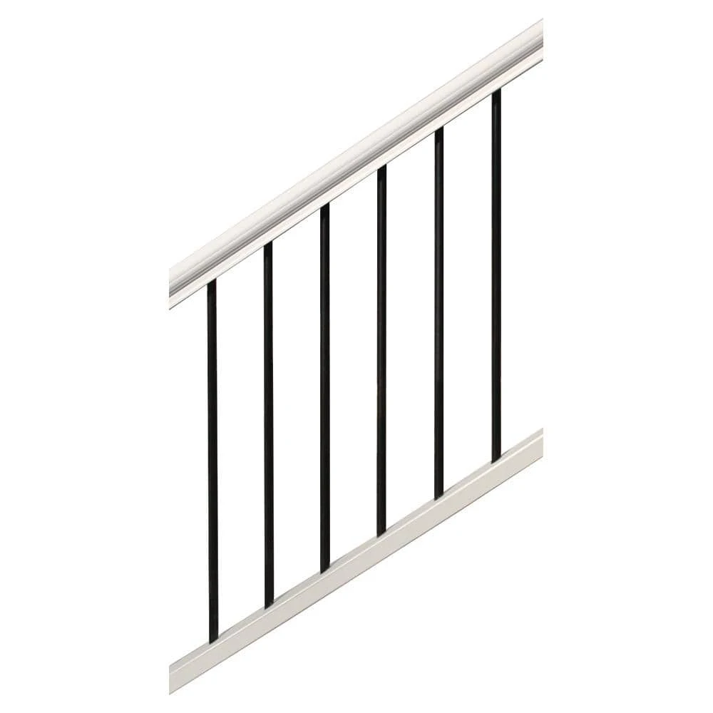 Cheapest ๐ฅ Premium 3 in x 68.35 in. x 36 in. White and Black Composite Stair Rail by SIXTH AVENUE BUILDING PRODUCTS SUPPLYING THE WORLD โจ 3 Cheapest ๐ฅ Premium 3 in x 68.35 in. x 36 in. White and Black Composite Stair Rail by SIXTH AVENUE BUILDING PRODUCTS SUPPLYING THE WORLD โจ