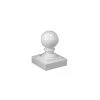 Cheap 😀 2 in. x 2 in. White Aluminum Ball Post Top by Barrette Outdoor Living 😍 -Cheap Fence Gates Plus Store white barrette outdoor living deck post caps 73010693 64 1000
